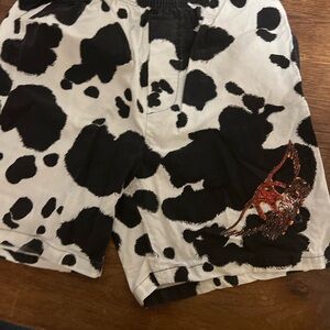 Vintage Aerosmith 90s Get a Grip Boxers | Cow Print | Giant Tag | Made in USA L